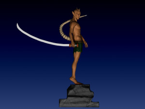 Man Sea Model 3D
