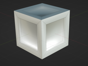 Low poly box with high poly textures 3D Model