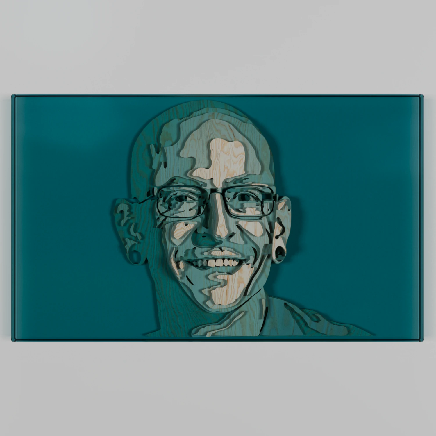 Portrait Chester Bennington 3D Model .c4d .max .obj .3ds .fbx .stl .blend 