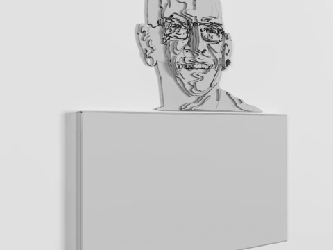 Portrait Chester Bennington 3D Model