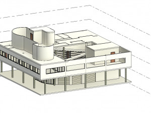 Villa Savoye Modèle 3D