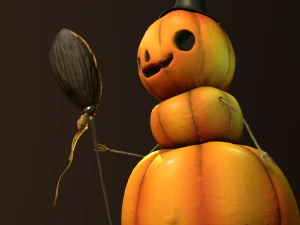 Pumpkinman 3D Model