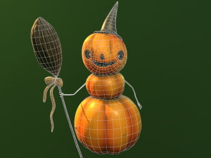 Pumpkinman 3D-Modell