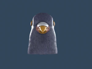 Pigeon mask 3D Model