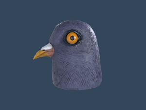 Pigeon mask Model 3D