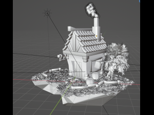 A little house from a fairy tale Model 3D