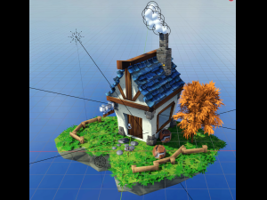 A little house from a fairy tale Model 3D