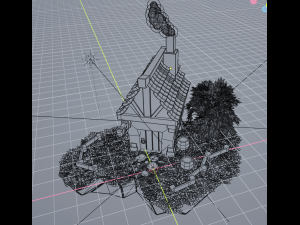 A little house from a fairy tale Model 3D