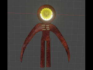 Straszny charakter Model 3D