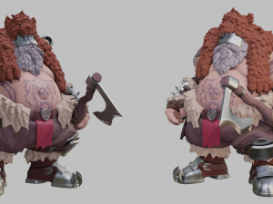 Berserker Roadhog 3Dプリントモデル