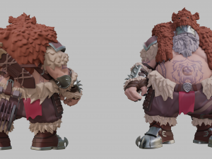 Berserker Roadhog 3Dプリントモデル