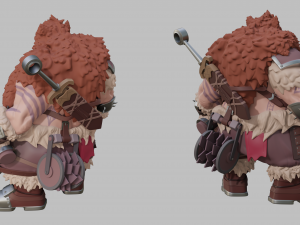Berserker Roadhog 3Dプリントモデル