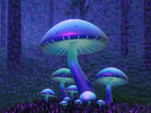 Mashooms m&aacute;gicos Modelo 3D