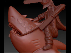 3D Chainsaw Man-denji 3D Model