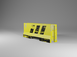 Road block 3D Model