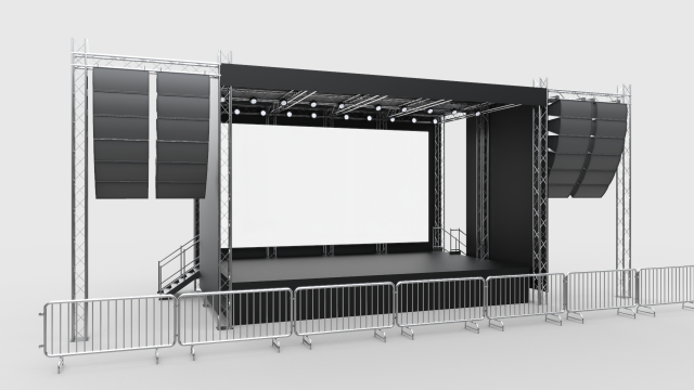 Concert Stage 1 3D मॉडल .c4d .max .obj .3ds .fbx .stl .blend 
