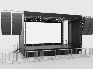 Konzertb&uuml;hne 1 3D Modell