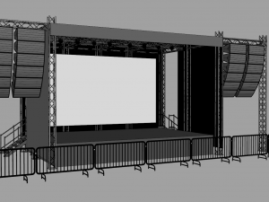 Concert Stage 1 3D मॉडल