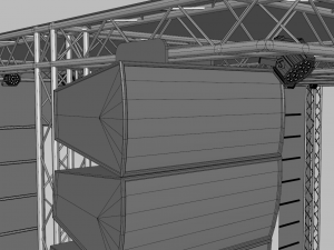 Concert Stage 2 3D Modell