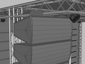 Concert Stage 2 3D Model