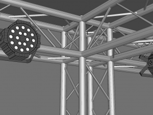Concert Stage 2 3D Modell