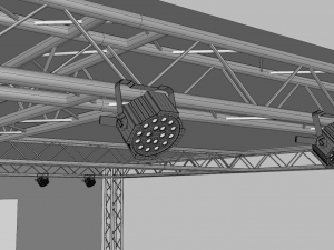 Concert Stage 3 3D 模型