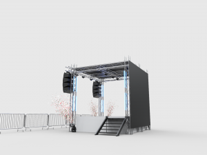 Concert Stage 4 3D Model