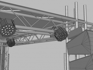 Concert Stage 4 3D Model