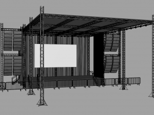 Concert Stage 5 3D 模型