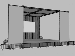Concert Stage 6 3D Model