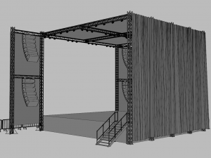 Concert Stage 6 3D Модель