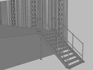 Concert Stage 6 3D Модель