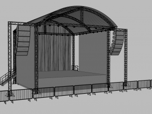 Concert Stage 7 Modèle 3D