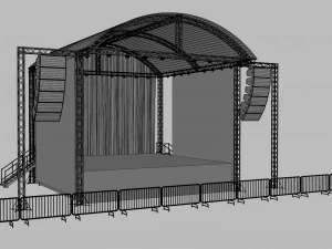 Concert Stage 7 3D Model