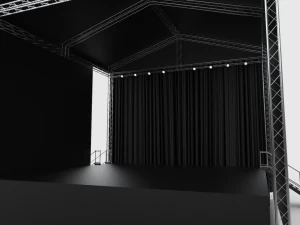 Concert Stage 8 3D Model