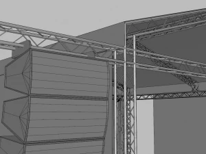 Concert Stage 8 3D Model