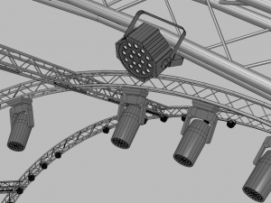 Concert Stage 9 3D Model