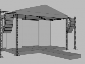 Concert Stage 10 Modello 3D