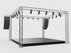 Concert Stage 12 3D Model