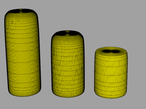 Amber Glass Bottles with Droppers 3Dモデル