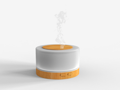 Aroma Essential Oil Diffuser 3D Model