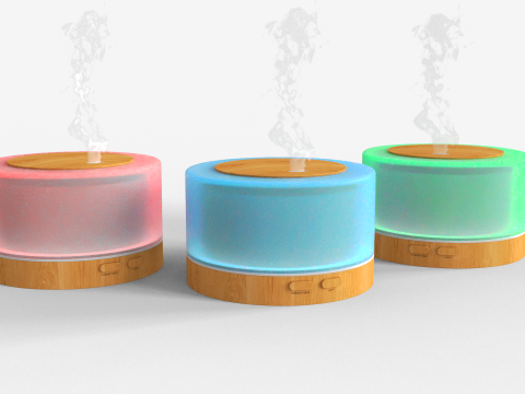 Aroma Essential Oil Diffuser 3D Modell