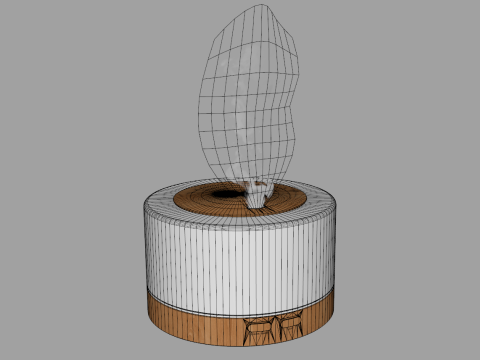 Aroma Essential Oil Diffuser 3D Modell