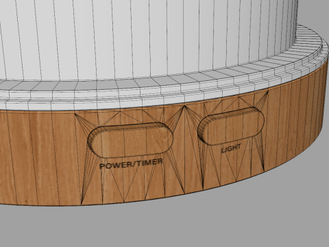 Aroma Essential Oil Diffuser 3D Modell