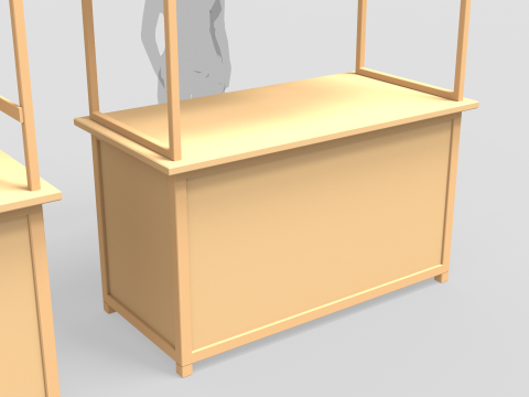 Asian Wooden Food Stands 3Dモデル