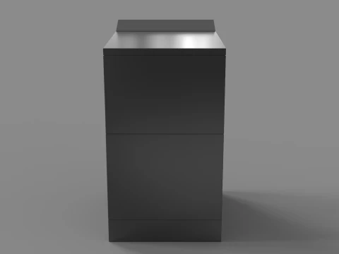 Automatic Beverage Vending Machine - Counter Soda Fountain 3D Model