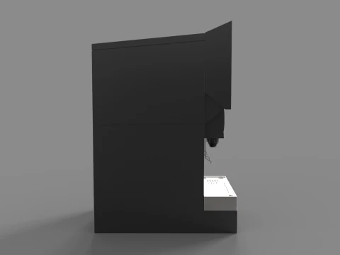 Automatic Beverage Vending Machine - Counter Soda Fountain 3D Model