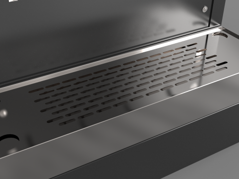 Automatic Beverage Vending Machine - Counter Soda Fountain 3D Модель