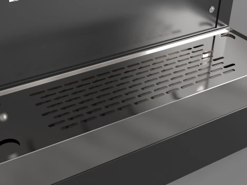 Automatic Beverage Vending Machine - Counter Soda Fountain 3D Model