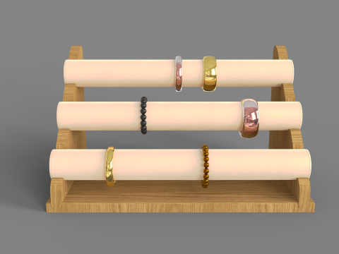 Bamboo Bracelet Display 3Dモデル